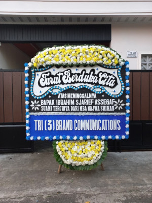 Papan Bunga Duka di Bulu Lor